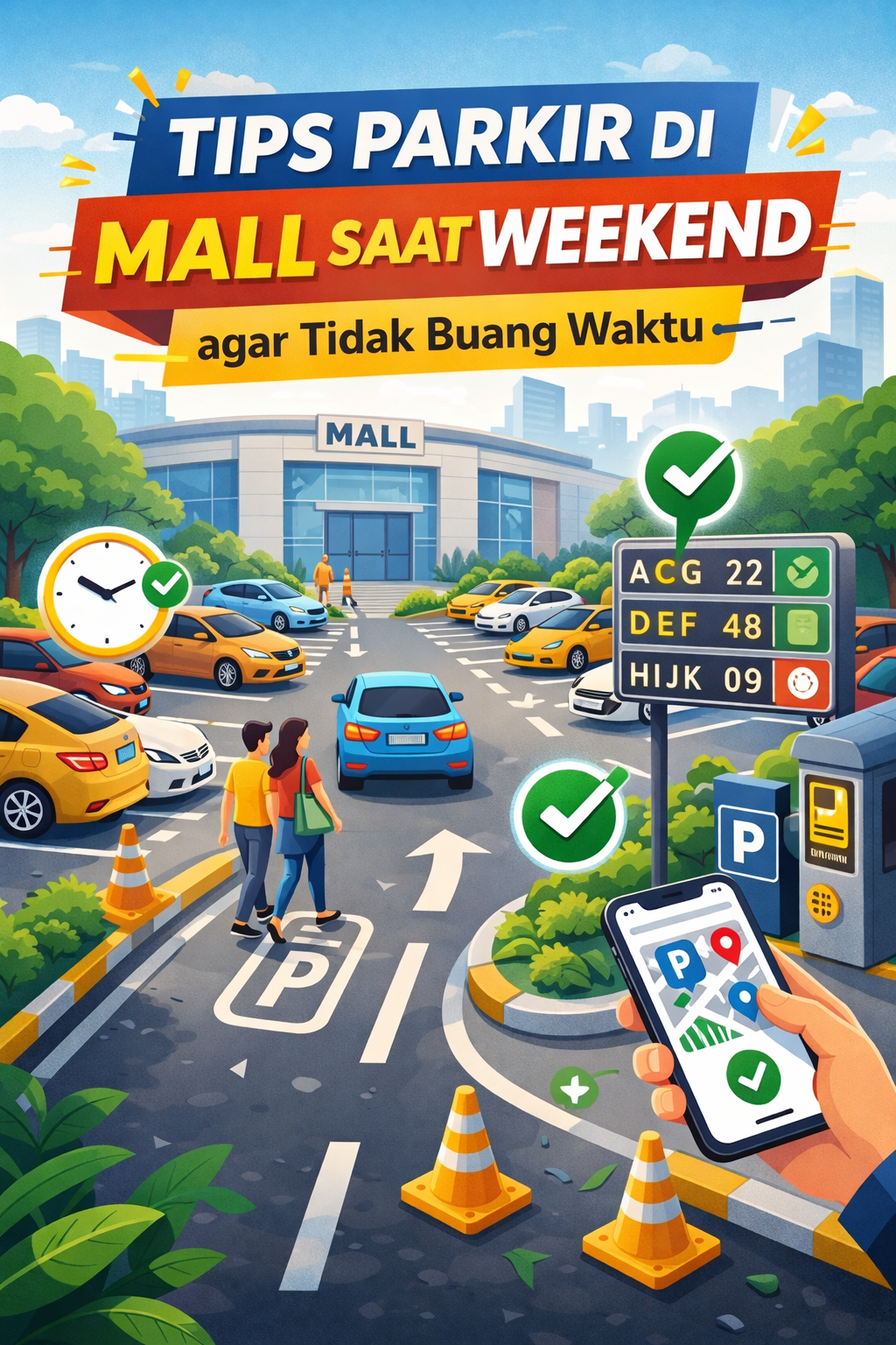 Tips Parkir di Mall Saat Weekend agar Tidak Buang Waktu